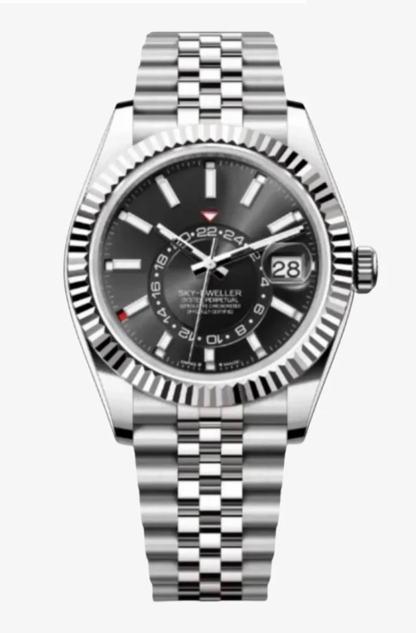 Montre Voyageur Noir Cadran