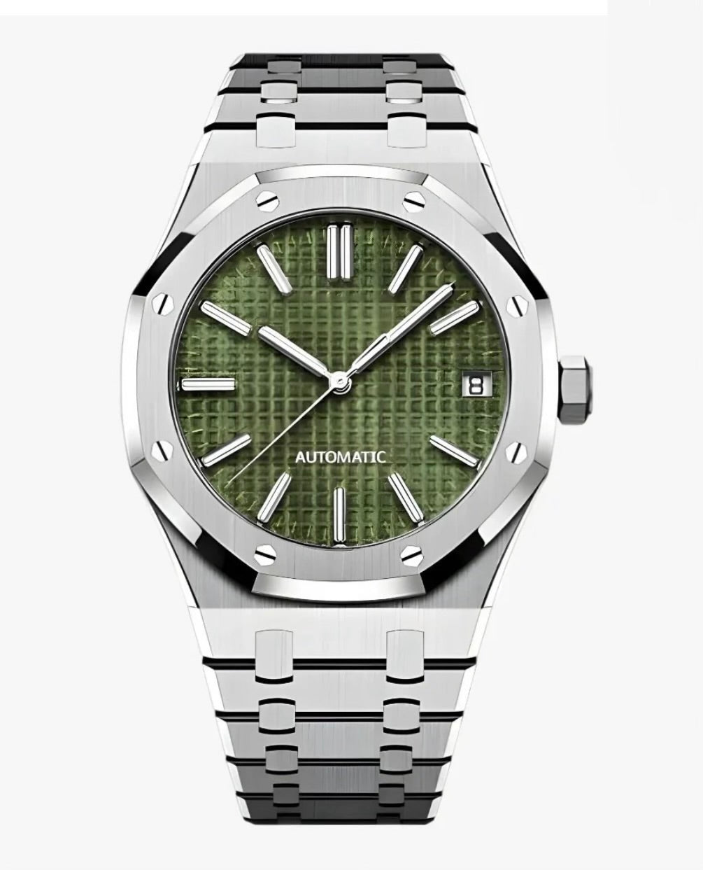 Montre Sport Luxe Vert Olive