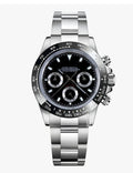 Montre Chronographe Noir Cadran