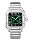 Montre Carrée Vert Dégradé