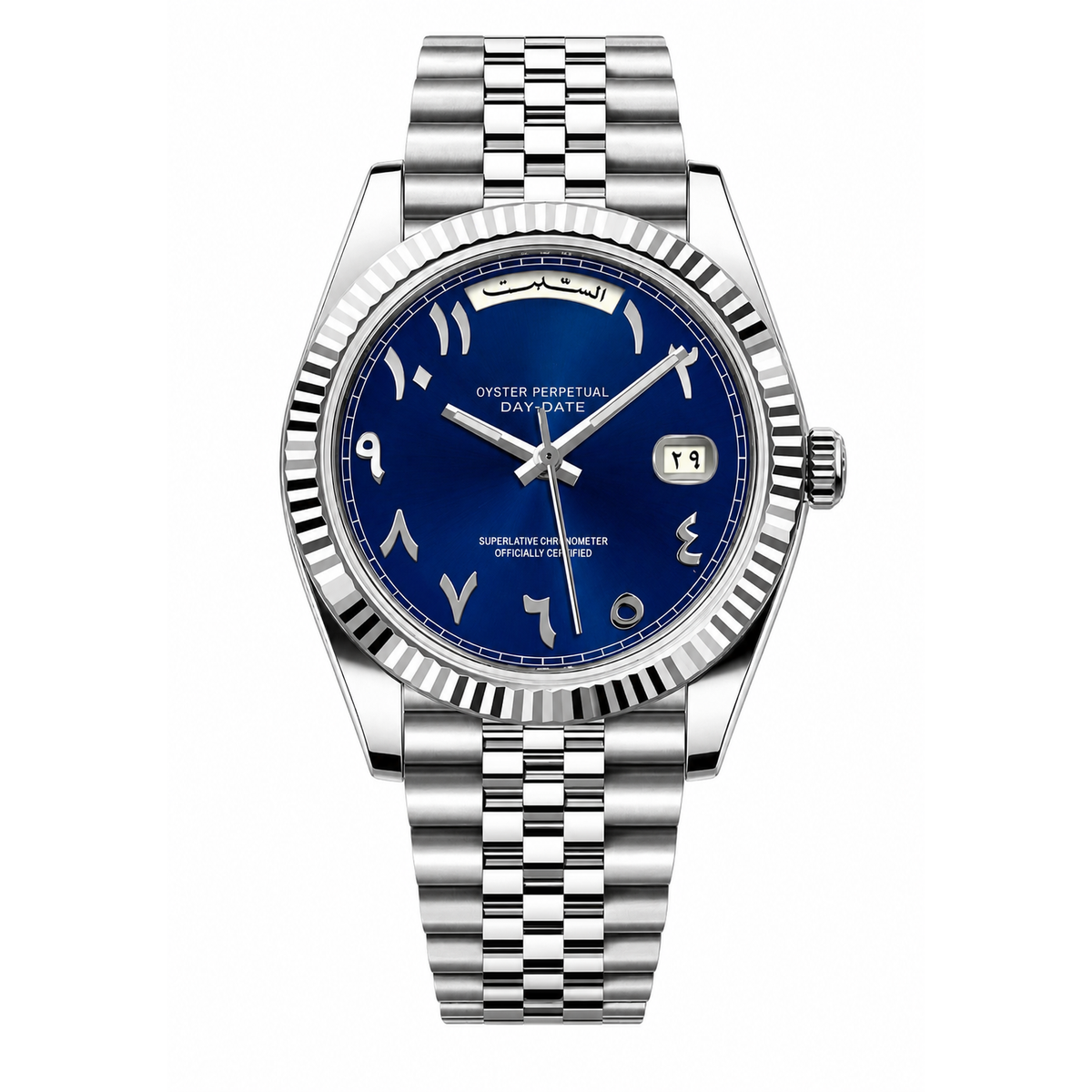 Montre Prestige Bleu Roi Chiffres Arabes