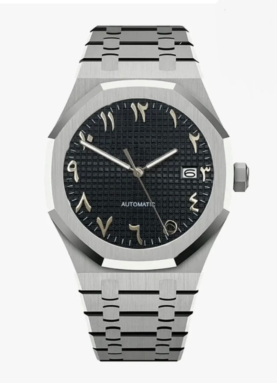 Montre Sport Luxe Noir Arabic