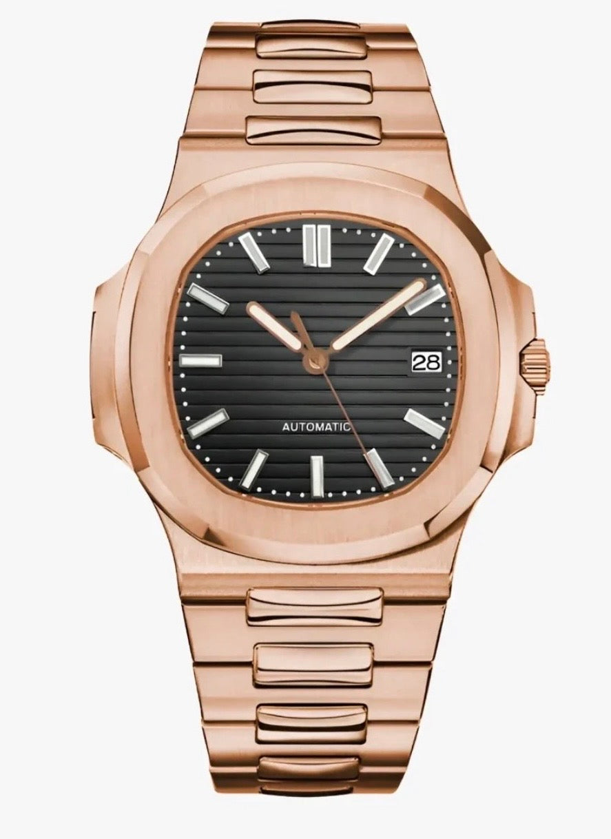 Montre Sport Chic Or Rose & Noir