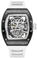 Montre Design Noir & Blanc Tête de Mort