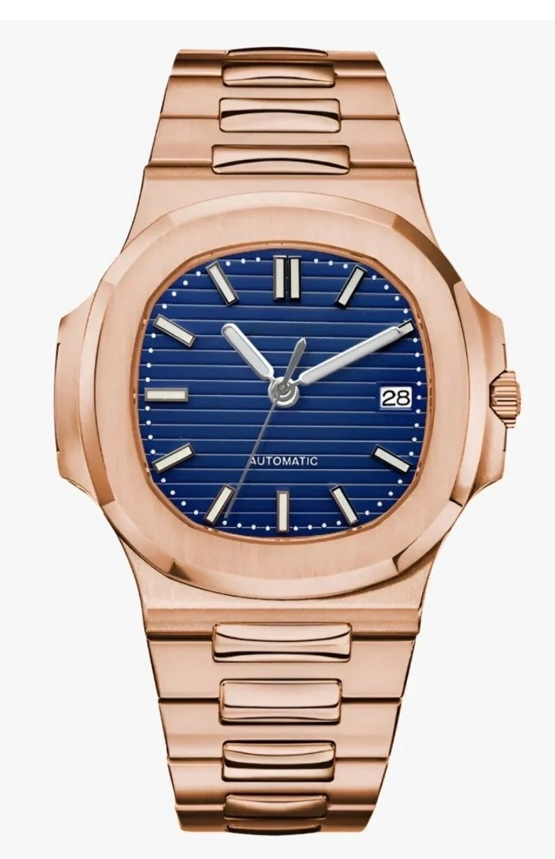 Montre Sport Chic Or Rose & Bleu