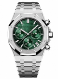 Montre Sport Luxe Vert Chronographe