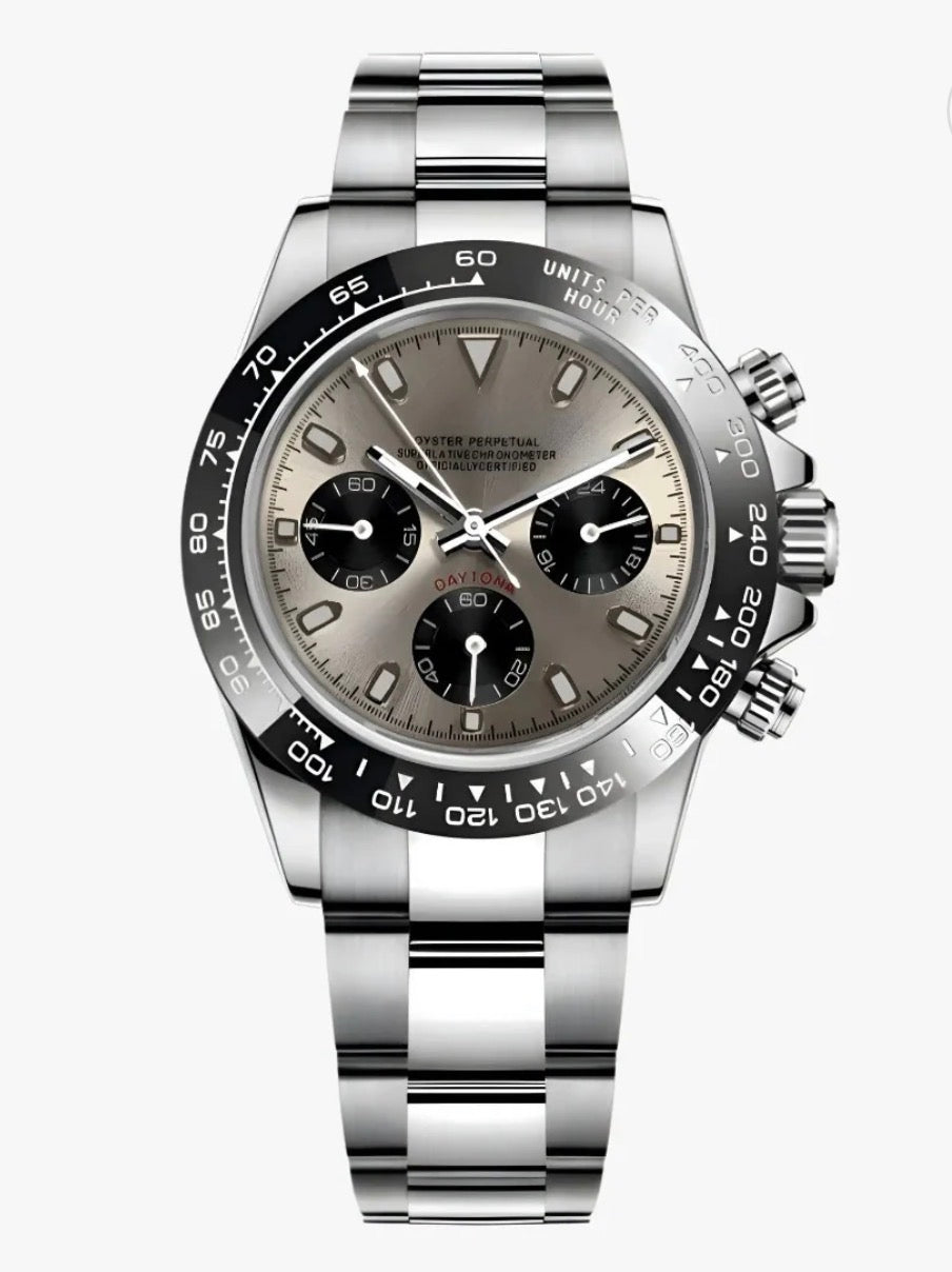 Montre Chronographe Argent Cadran