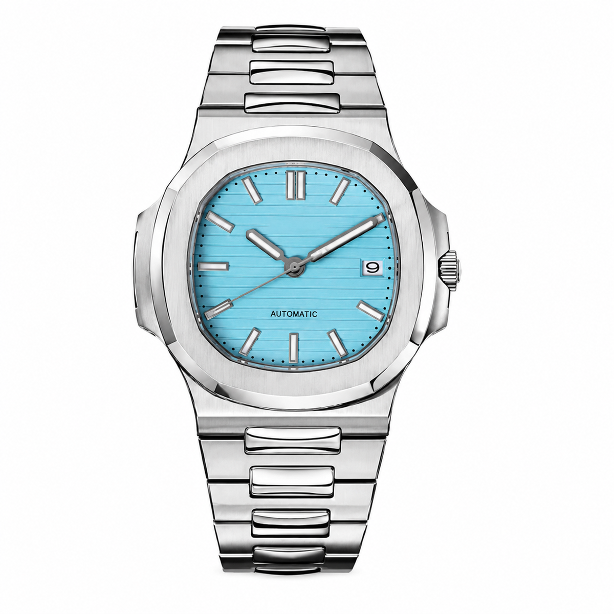 Montre Sport Chic Bleu Ciel – Modèle 2
