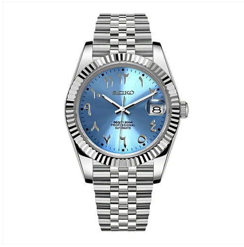 Justeiko | Arabic Dial Ice Blue