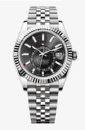 Montre Voyageur Noir Cadran