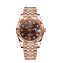Justeiko | Chocolate Brown Rose Gold