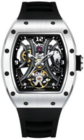 Montre Design Squelette Blanc