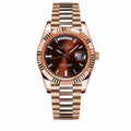 Montre Prestige Or Rose & Chocolat