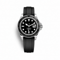 Montre Nautique Argent Bracelet Caoutchouc