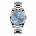 Montre Classique Bleu Glacé