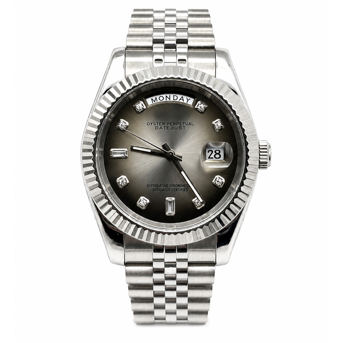 Montre Prestige Ombre Diamants Baguette