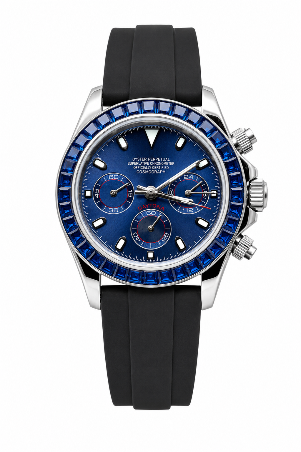 Montre Chronographe Sapphire Bracelet Caoutchouc