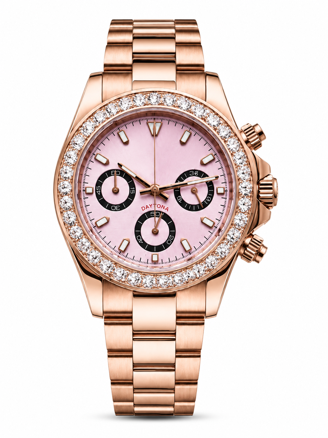 Montre Chronographe Or Rose & Rose