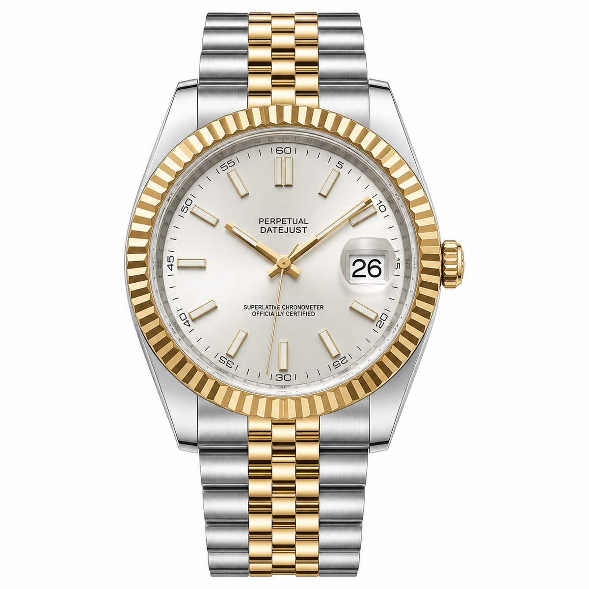 Montre Classique Bicolore