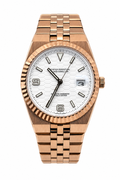 Montre Ville Or Rose & Blanc