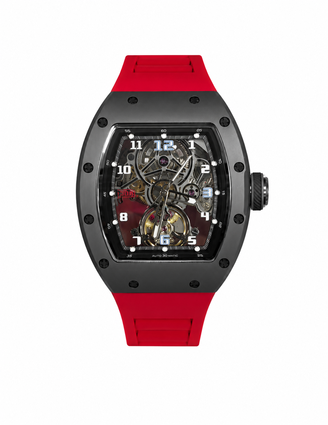 Montre Design Rouge Bracelet