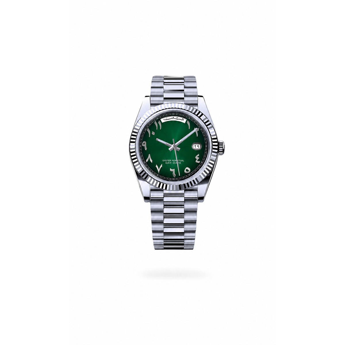 Montre Prestige Vert Chiffres Arabes
