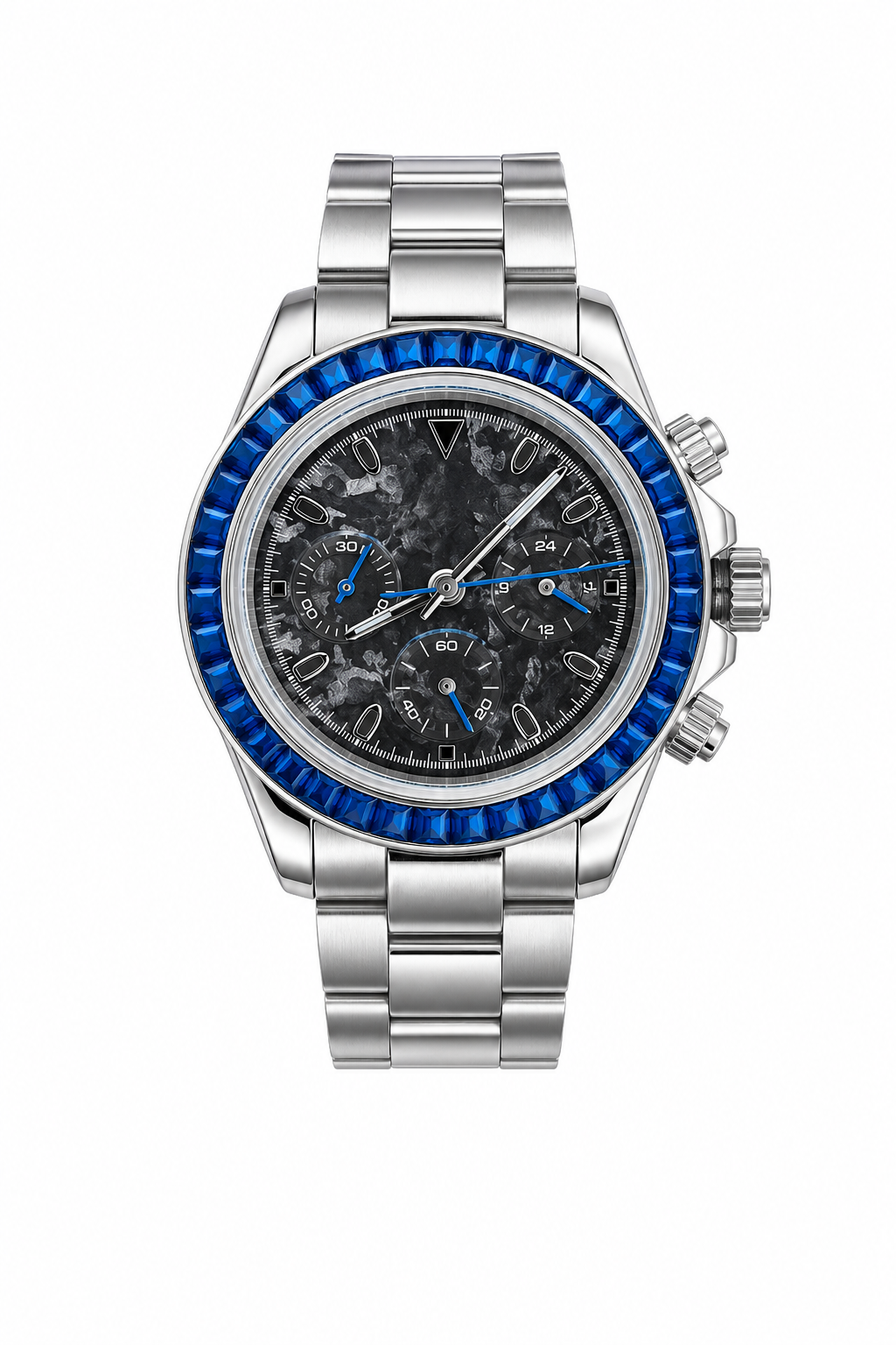 Montre Chronographe Saphir Météorite
