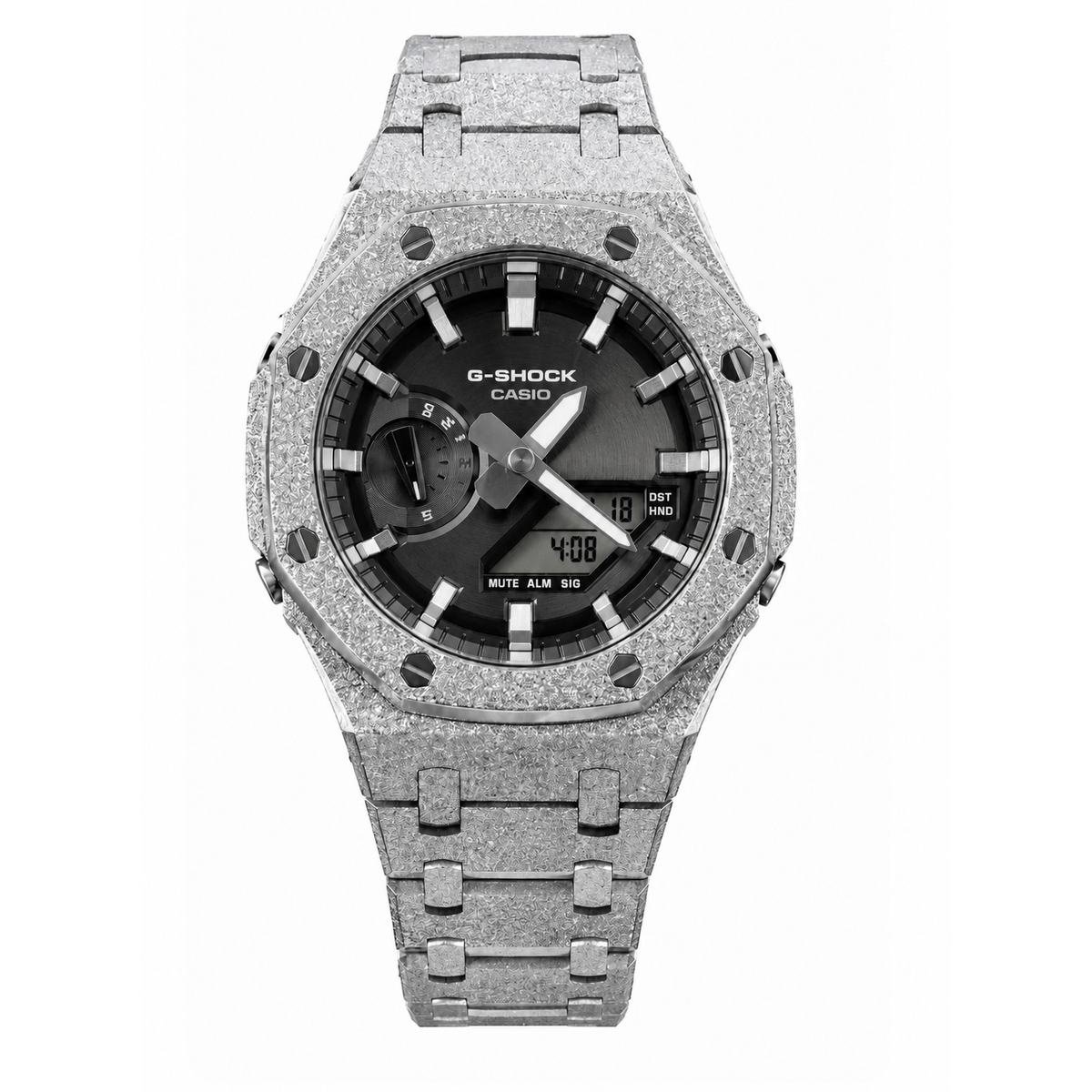 Montre Sport Robuste Iced Out Noir