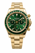 Montre Chronographe Vert Émeraudes
