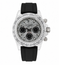 Montre Chronographe Boîtier Transparent Météorite Noir