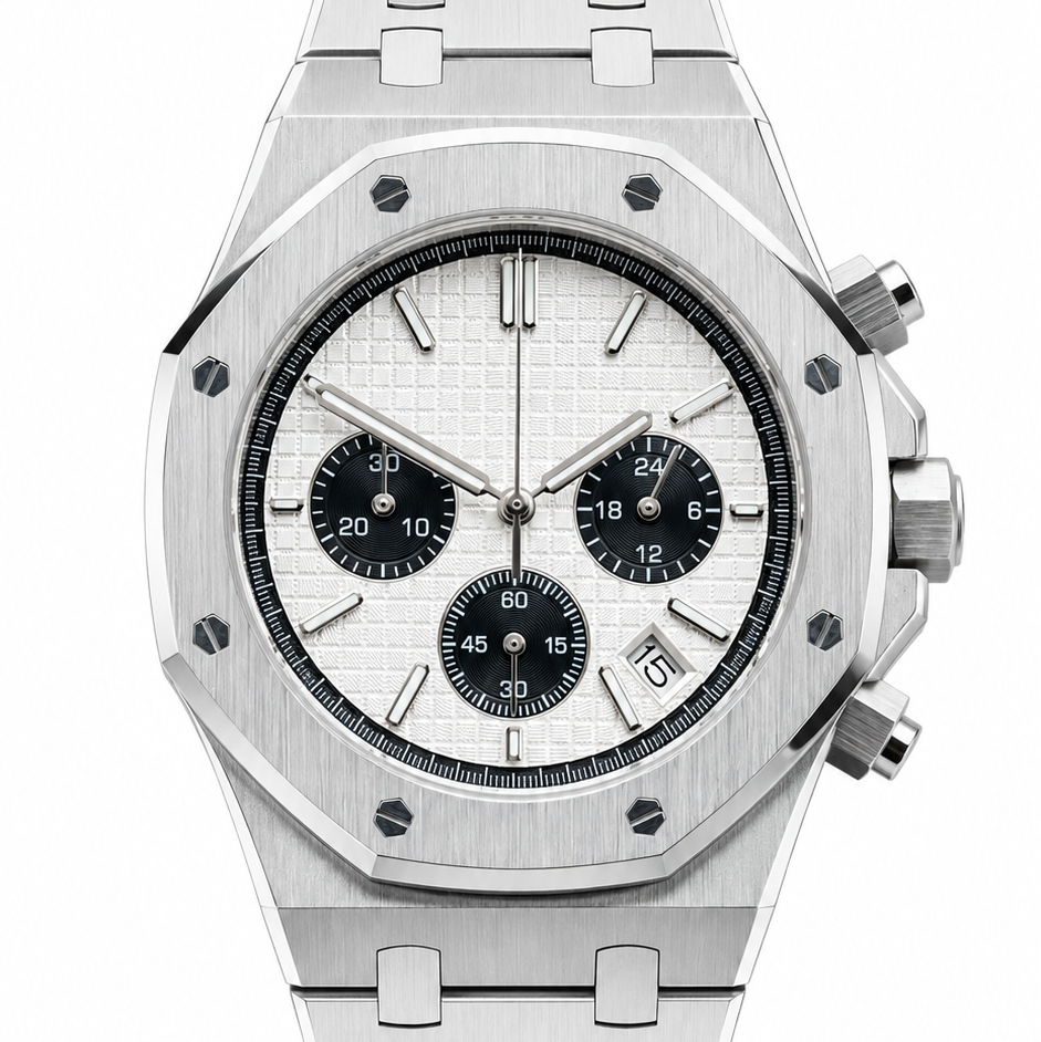 Montre Sport Luxe Panda Chronographe