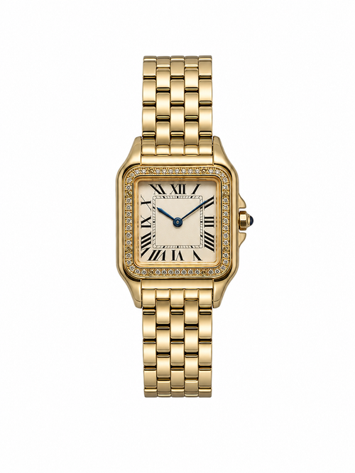 Montre Bijou Jaune & Diamonds