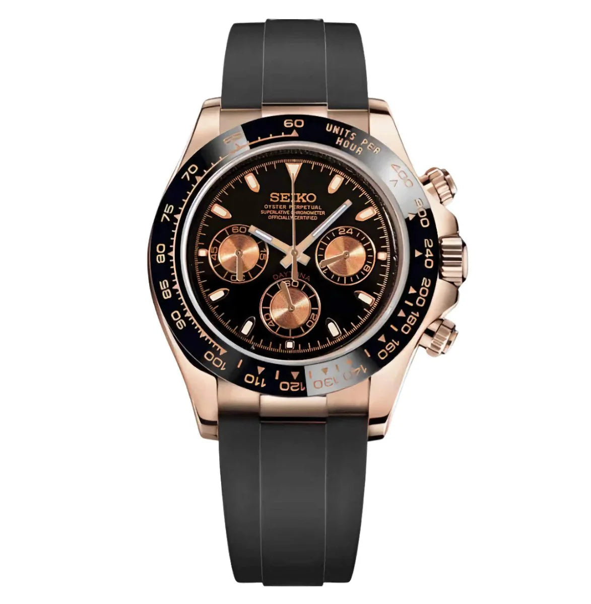 Seitona | Rose Gold Oyster Flex